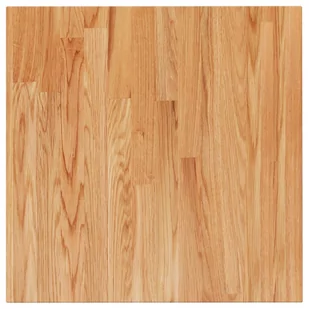 Kwadratowy blat do stolika, jasnobrązowy, 50x50x4 cm, dębowy! Lumarko! - Meble modułowe i akcesoria - miniaturka - grafika 3