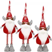 Ozdoby bożonarodzeniowe - Skrzat 80 cm ozdoba świąteczna, renifer krasnal świąteczny, gnom z teleskopowymi nózkami - miniaturka - grafika 1