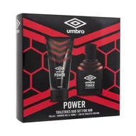 Zestawy perfum męskich - UMBRO Power Zestaw Edt 100 ml + Żel pod prysznic 150 ml - miniaturka - grafika 1