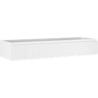 Szafki łazienkowe - Mexen Rivel szafka łazienkowa podumywalkowa 140 cm, 1 szuflada, ryflowana , biała mat - 91A20-14023-1-BF01 - miniaturka - grafika 1