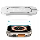 Akcesoria do smartwatchy - 2x SZKŁO HARTOWANE DO APPLE WATCH ULTRA/ULTRA 2 49MM Z RAMKĄ DO MONTAŻU - miniaturka - grafika 1