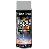 Farby i lakiery w sprayu - DEN DRAVEN Lakier w aerozolu uniwersalny 400 ml jasnoszary - miniaturka - grafika 1