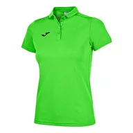 Koszulki i topy damskie - Joma Damska koszulka polo 900247.020, zielona (Verde Fluor), L - miniaturka - grafika 1