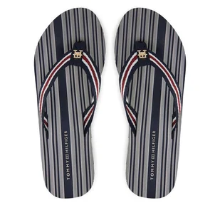 Japonki Tommy Hilfiger FW0FW08371 Granatowy - Klapki i japonki damskie - miniaturka - grafika 1