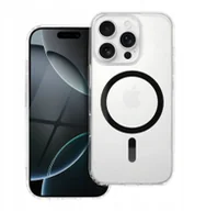 Etui i futerały do telefonów - Drop Glue Colorful Ring Mag Cover kompatybilny z MagSafe pasuje do IPHONE 14 czarny - miniaturka - grafika 1