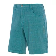 Spodenki męskie - Trango Męskie spodnie bermudy Homa krótkie spodnie, niebieskie Capri, XL - miniaturka - grafika 1