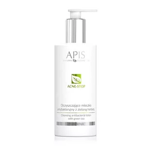 Apis Professional Acne-Stop oczyszczające mleczko antybakteryjne z zieloną herbatą 200 ml - Mleczka do demakijażu - miniaturka - grafika 1