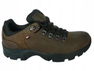 Buty trekkingowe męskie - Wojas 9377-92 buty trekkingowe skórzane brązowe 41 - miniaturka - grafika 1