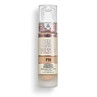 Podkłady do twarzy - Makeup Revolution IRL Filter podkład o długotrwałym działaniu odcień F10 23 ml - miniaturka - grafika 1