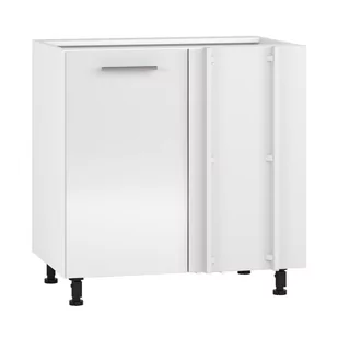 Szafka Dolna Stojąca Narożna 1 Drzwi 100 x 82 cm DN-100/82 Biały / Biały Połysk Vento Halmar Biały - Szafki kuchenne - miniaturka - grafika 1