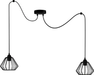 Oświetlenie świąteczne - Lampki choinkowe Solar SFERA Lampa loft diament 2 płomienna pająk - miniaturka - grafika 1