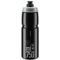 Shakery i bidony sportowe - Elite Elite Bidon Jet czarny, szara grafika, 750ml - miniaturka - grafika 1