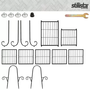 KWIETNIK METALOWY STOJĄCY CZARNY LOFT STOJAK 102CM - Pozostałe ozdoby ogrodowe - miniaturka - grafika 4