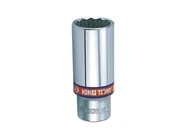 Klucze i nasadki - NASADKA DŁUGA 3/8" CALOWA 1/4" x 63mm 12-kąt. Cr-V King Tony - miniaturka - grafika 1