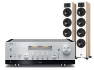 Zestawy stereo - Yamaha MusicCast R-N2000A (srebrny) + Diva 6 (dąb) - miniaturka - grafika 1