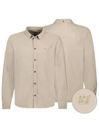 Koszule męskie - Eight2Nine Koszula sztruksowa w kolorze beżowym - miniaturka - grafika 1