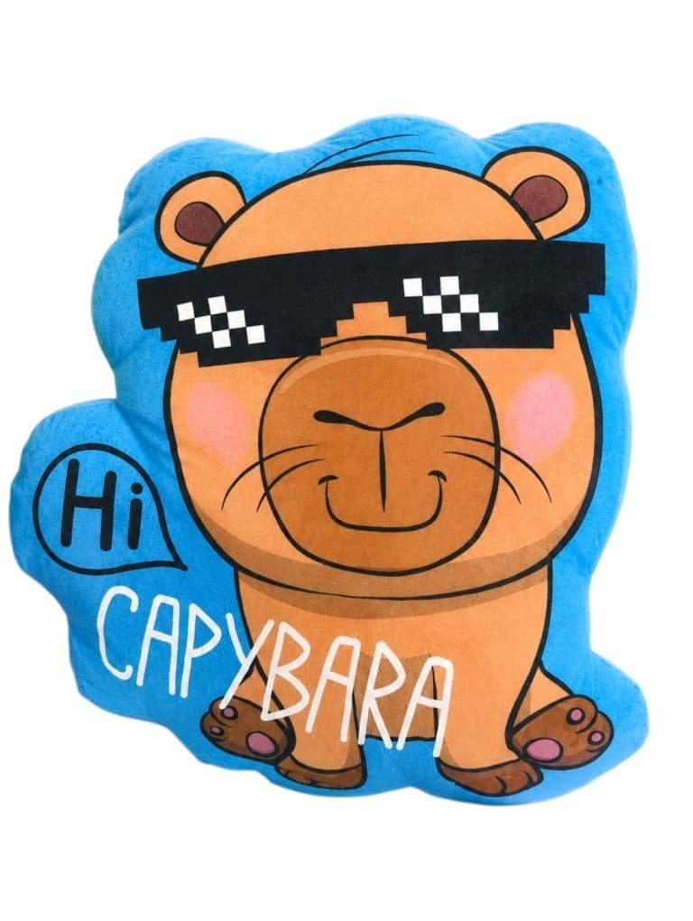 Pluszowa Poduszka 3D Kapibara Przytulanka dla Dzieci Capybara