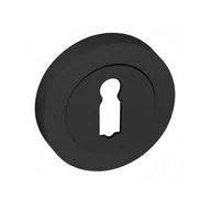 Szyldy i rozety - Rozeta podklamkowa pod klucz Alma Czarna Domino - miniaturka - grafika 1