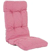 Poduszki ogrodowe - Poduszka na fotel PATIO Cordoba H033-03PB Biało-czerwony - miniaturka - grafika 1