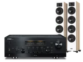 Zestawy stereo - Yamaha MusicCast R-N2000A (czarny) + Diva 6 (dąb) - miniaturka - grafika 1
