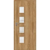 Drzwi wewnętrzne - Drzwi wewnętrzne pokojowe Samat Dąb Grenada 80 prawe - miniaturka - grafika 1