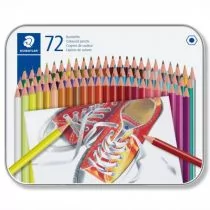 Staedtler kredki hexagonal 72 metalowe etui 175 M72 - Przybory szkolne - miniaturka - grafika 1