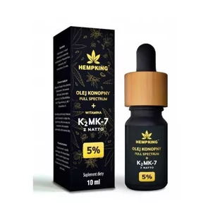 HempKing Olej konopny CBD + witamina K2MK-7 | HempKing 9980811848 - Suplementy naturalne - miniaturka - grafika 1