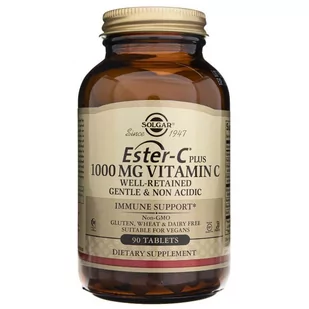 Solgar Ester C Plus – 1000 mg Witaminy C - 90 tabletek - Witaminy i minerały - miniaturka - grafika 2