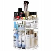 Kosmetyczki, organizery i kuferki - Organizer Na Kosmetyki Biżuterię Obrotowy 360 - miniaturka - grafika 1