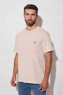 Koszulki męskie - Koszulka Carhartt Heavyweight K87 Pocket - miniaturka - grafika 1