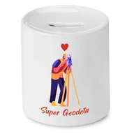 Skarbonki - Skarbonka Dla Farmaceuty na Urodziny na Prezent z Nadrukiem ze Zdjęciem + Opakowanie na prezent (wzór 04) - miniaturka - grafika 1