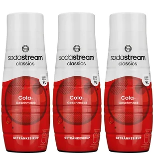 3x SYROP COLA CLASSIC SATURATOR SODASTREAM KONCENTRAT SOK DO WODY 9L NAPOJU - Syropy i koncentraty owocowe - miniaturka - grafika 1