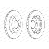 Tarcze hamulcowe - FERODO (FEDERAL-MOGUL)) (FEDERAL-MOGUL)) DDF1757C DDF1757C - miniaturka - grafika 1