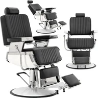 Fotele fryzjerskie - Barber King Fotel fryzjerski barberski hydrauliczny do salonu fryzjerskiego barber shop Heron Barberking w 24H PRE-K12-ENZO-9130C - miniaturka - grafika 1