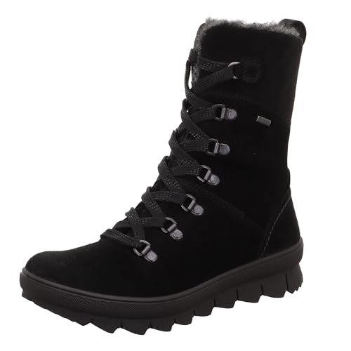 Legero Damskie śniegowce Novara Gore-Tex z ciepłą podszewką, czarne 0000, 42 EU, czarny 000, 42 EU