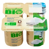 Mięso świeże i mrożone - Carrefour Bio Jogurt naturalny 500 g (4 x 125 g) - miniaturka - grafika 1