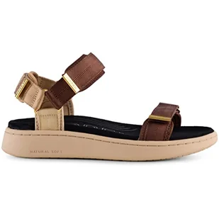 Woden sandały linia, 811 Brązowy Multi, 42 EU - Moda i Uroda OUTLET - miniaturka - grafika 1
