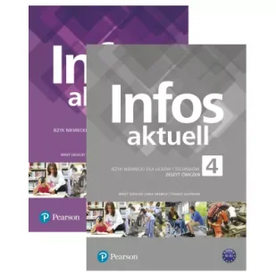 Pakiet: Infos Aktuell 4. Podręcznik wieloletni i zeszyt ćwiczeń do języka niemieckiego dla liceów i techników - Książki do nauki języka niemieckiego - miniaturka - grafika 1