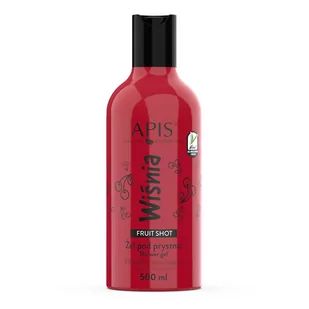 Apis Professional Wiśniowy żel pod prysznic - Fruit Shot - 500 ml - Kosmetyki do kąpieli - miniaturka - grafika 1
