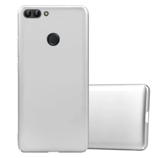 Pokrowiec Do Huawei P SMART 2018 / Enjoy 7S Etui w METAL SREBRNY Hard Case Cover Obudowa Ochronny Cadorabo - Etui i futerały do telefonów - miniaturka - grafika 1