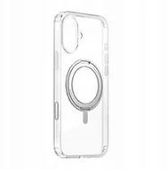 Etui i futerały do telefonów - Etui ochronne do iPhone 16 Baseus SkyRing 360° MagSafe + stojak (przezroczyste) - miniaturka - grafika 1