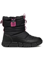 Buty dla dziewczynek - Geox Śniegowce J Flexyper Girl B Ab J46APB 0FU54 C9B8L M Czarny - miniaturka - grafika 1