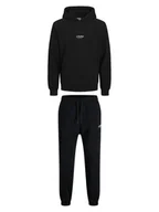 Dresy męskie - Jack&Jones Dres Soho 12288673 Czarny Relaxed Fit - miniaturka - grafika 1