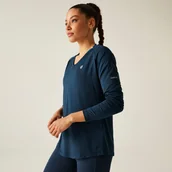 Koszulki i topy damskie - Dare 2b Koszulka damska z długim rękawem Discern Niebieski, Rozmiar: 46 - miniaturka - grafika 1