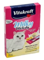 Suplementy i witaminy dla kotów - Vitakraft Cat Milky Melody krem z mleka i sera 70g [28819] 12451 - miniaturka - grafika 1