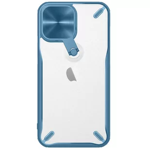 Nillkin Cyclops Case wytrzymałe etui z osłoną na aparat i składaną podstawką iPhone 13 Pro niebieski - Etui i futerały do telefonów - miniaturka - grafika 1