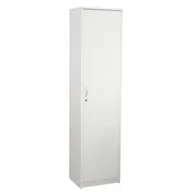 Regały - Biała Szafa Biurowa Zamykana Na Klucz 90X200 P5-L87 - miniaturka - grafika 1