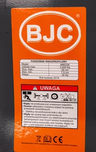 Podnośnik samochodowy niskoprofilowy 3T 75mm żaba lewarek BJC - Podnośniki - miniaturka - grafika 13