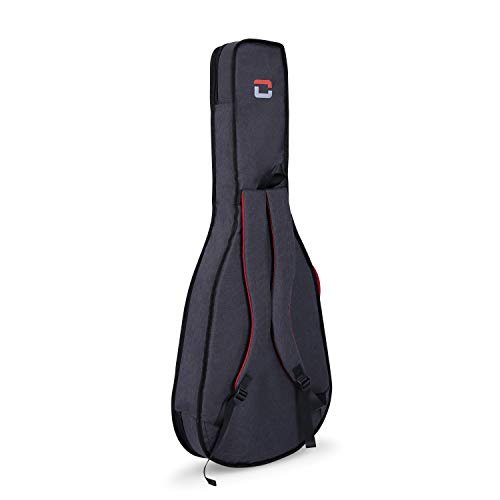 Crossrock Klasyczna torba na gitarę 3/4, wyściółka 10 mm, dostępny plecak, ciemnoszary (CRSG107CTGR)