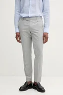 Spodnie męskie - Joop! spodnie wełniane męskie kolor szary w fasonie chinos 30046591 - miniaturka - grafika 1